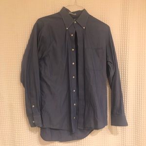 Men’s Izod Blue Button Down Formal Shirt